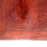 table in natural varnished quince wood
