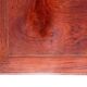 table in natural varnished quince wood
