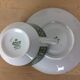 Set of 4 tea cups in colored porcelain