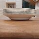 Set of 6 deep plates in ironstone - Guadeloupe model
