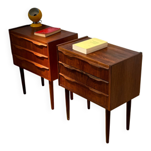 Paire de chevets scandinaves