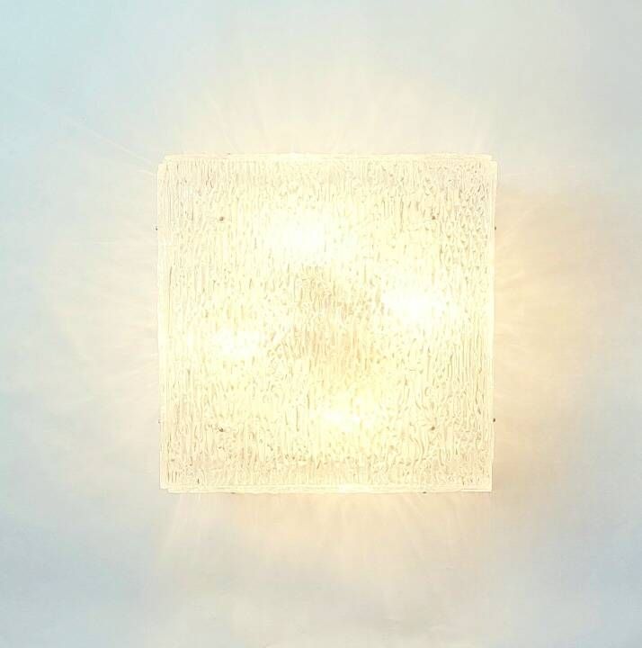 XL Mid-Century Murano Glass Ceiling Light by Kalmar, Austria, 1960s