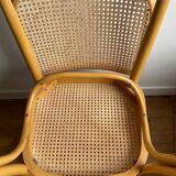 8 vintage cane chairs