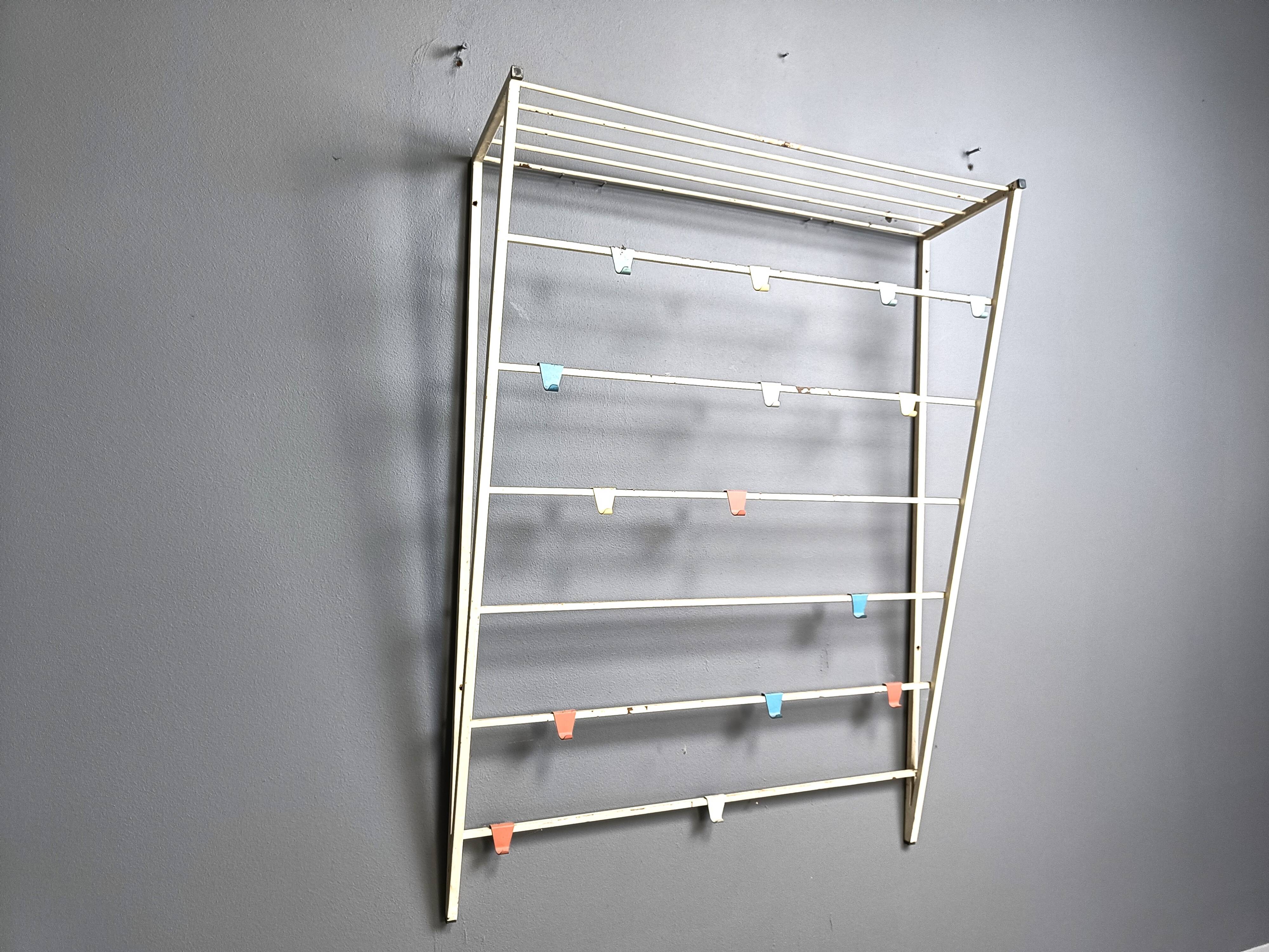 Vintage coat rack by Tjerk Reijenga for Pilastro, 1950s