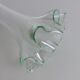 Vase tulipe en verre transparent