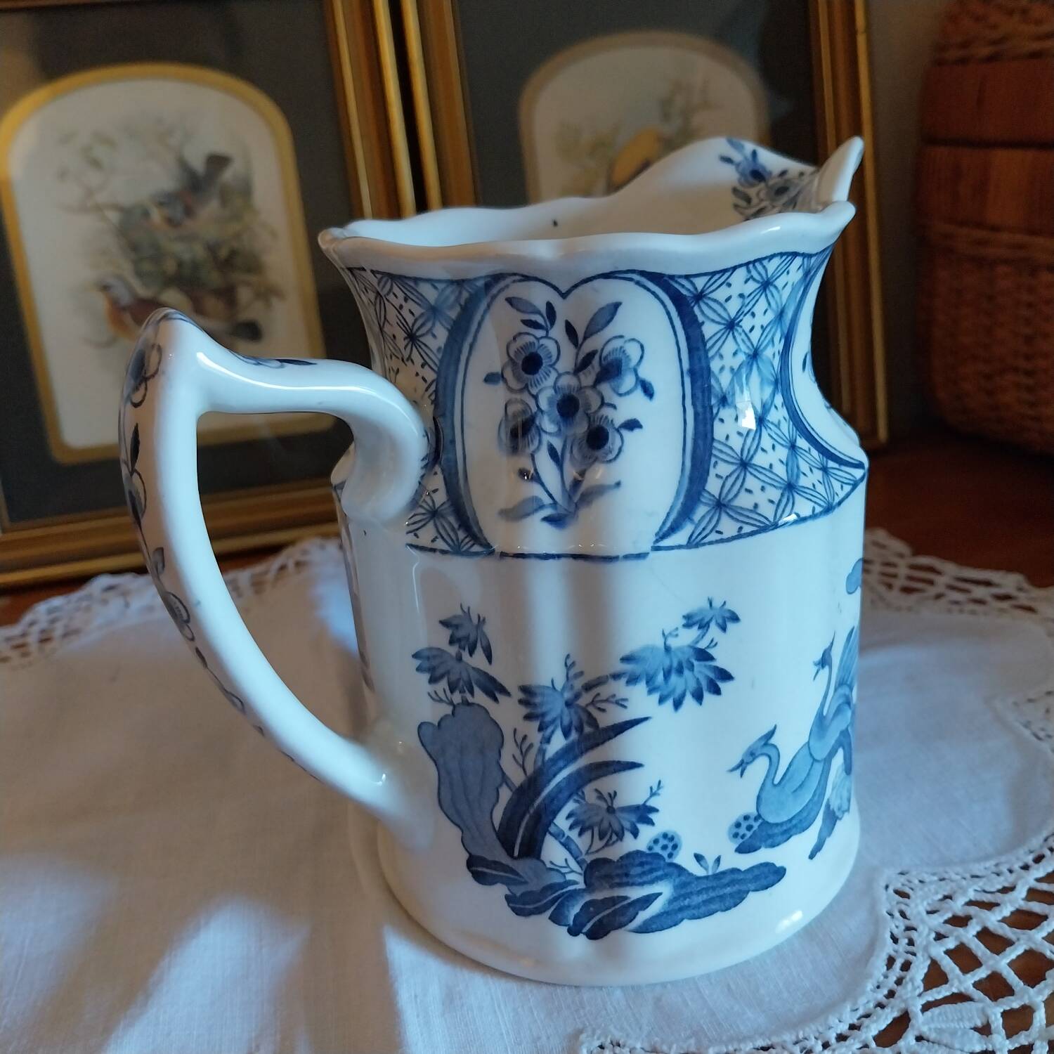 Pichet, pot à lait anglais Victorian Furnival Old Chelsea