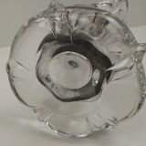 Pied de lampe en verre épais transparent 39 cm