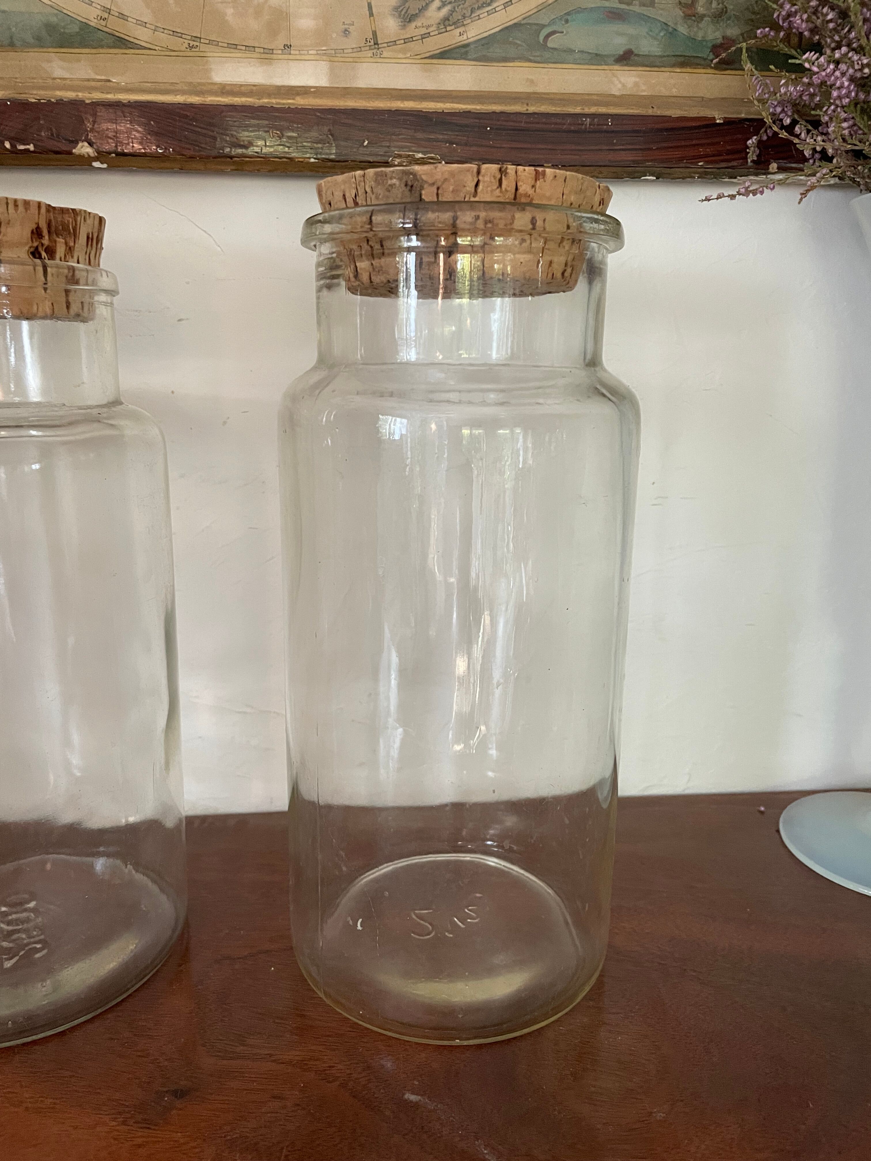 Set of two apothecary jars 2.5l