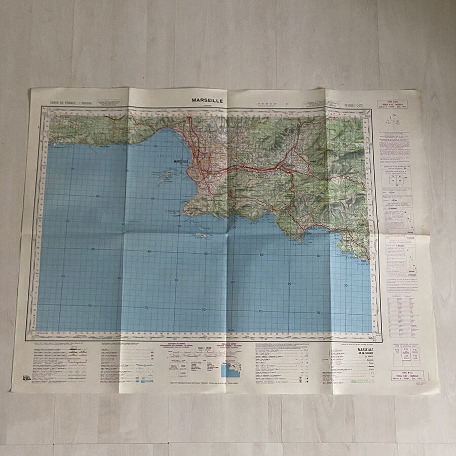Map Marseille 1973