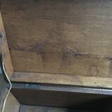 Old wooden travel chest