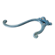 Old blue enamelled cast iron coat hook