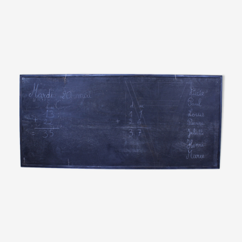 Vintage school board with framing