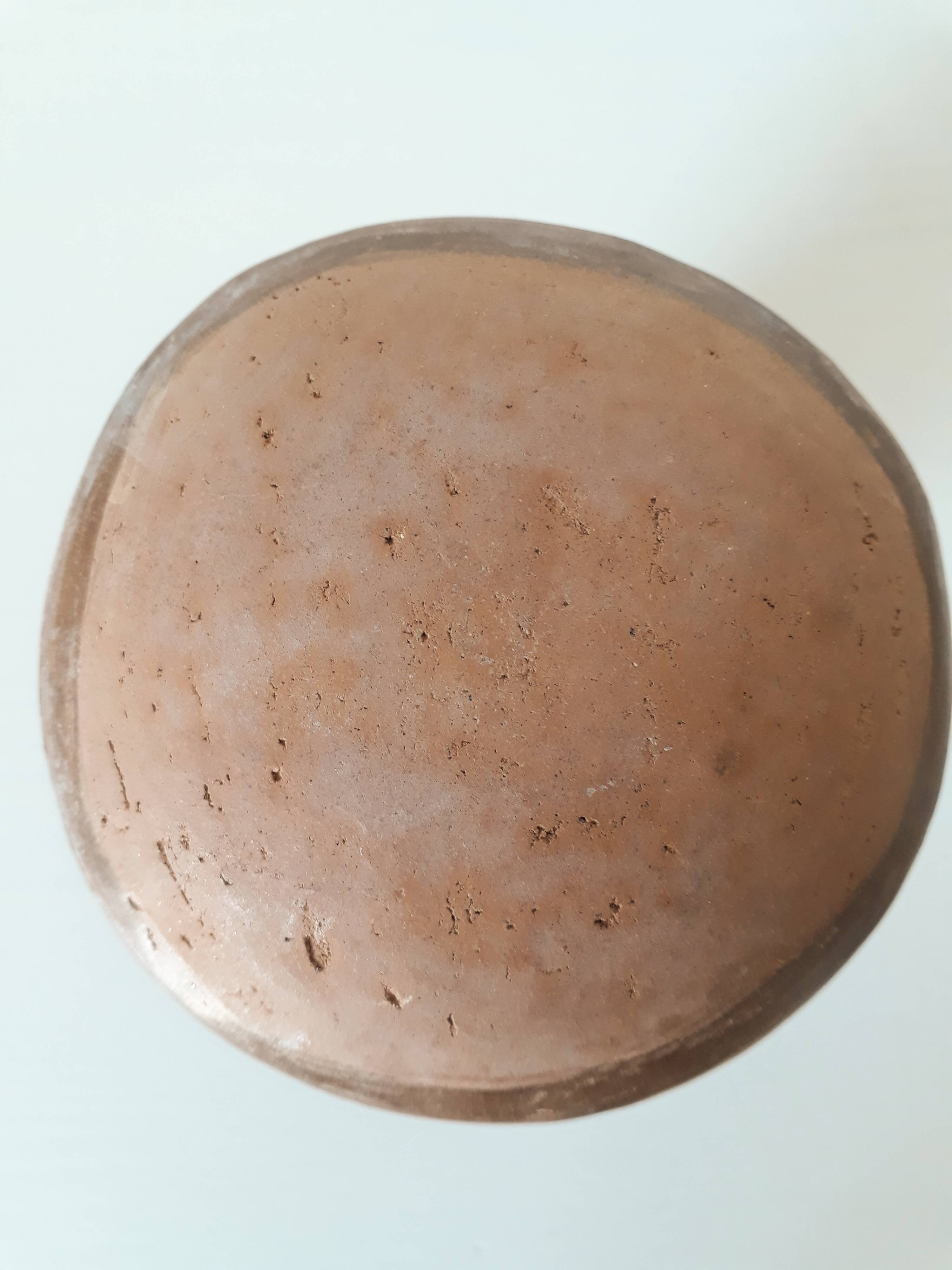 Peruvian stirrup vase with terracotta spout