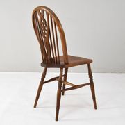 Windsor Antique Early 20th English Victorian Dining Room Chairs, Set of fou
