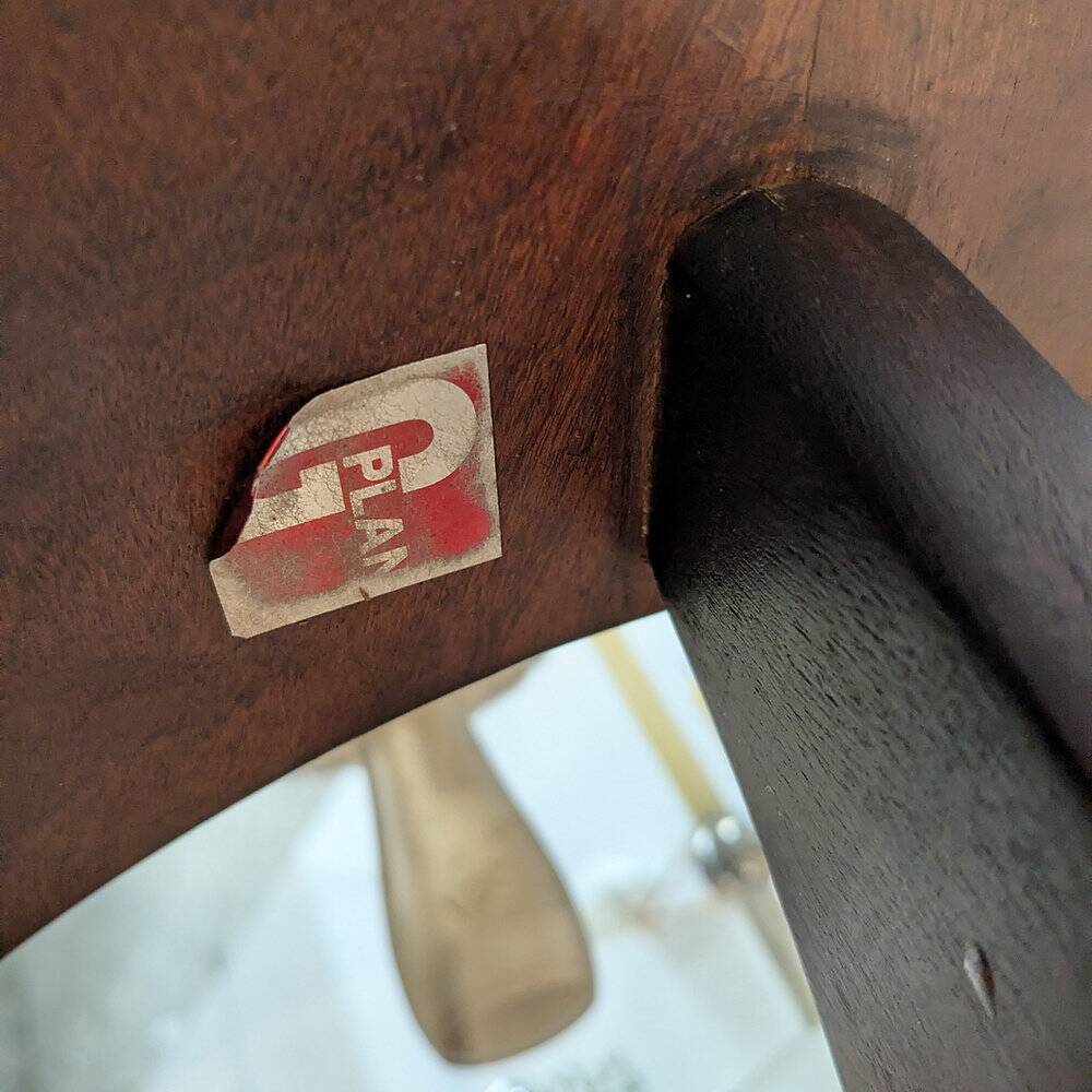 Vintage oval Astro coffee table