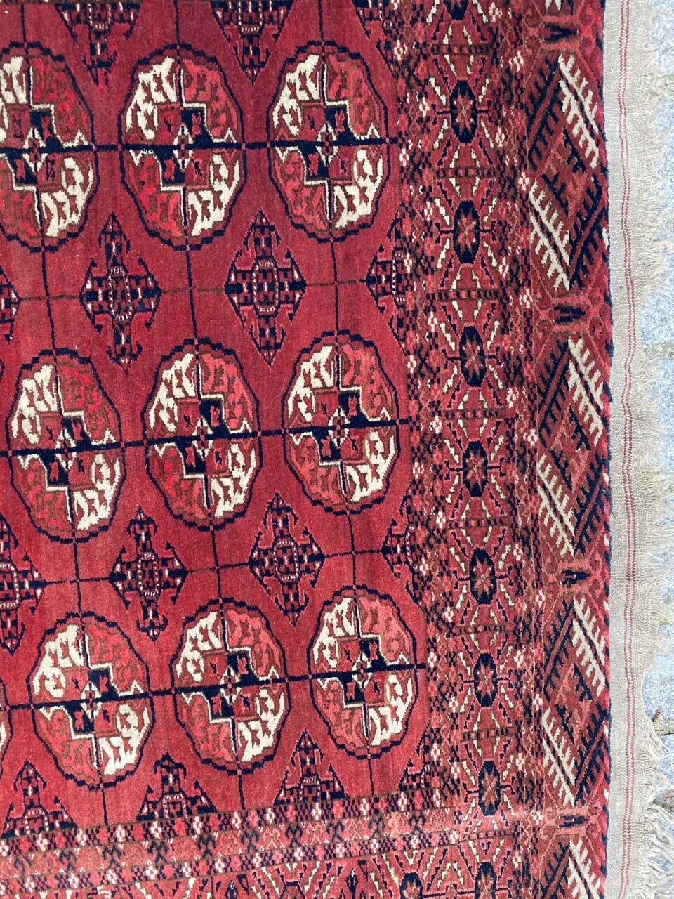 Carpet Turkmen bukhara Afghan 120x154 cm