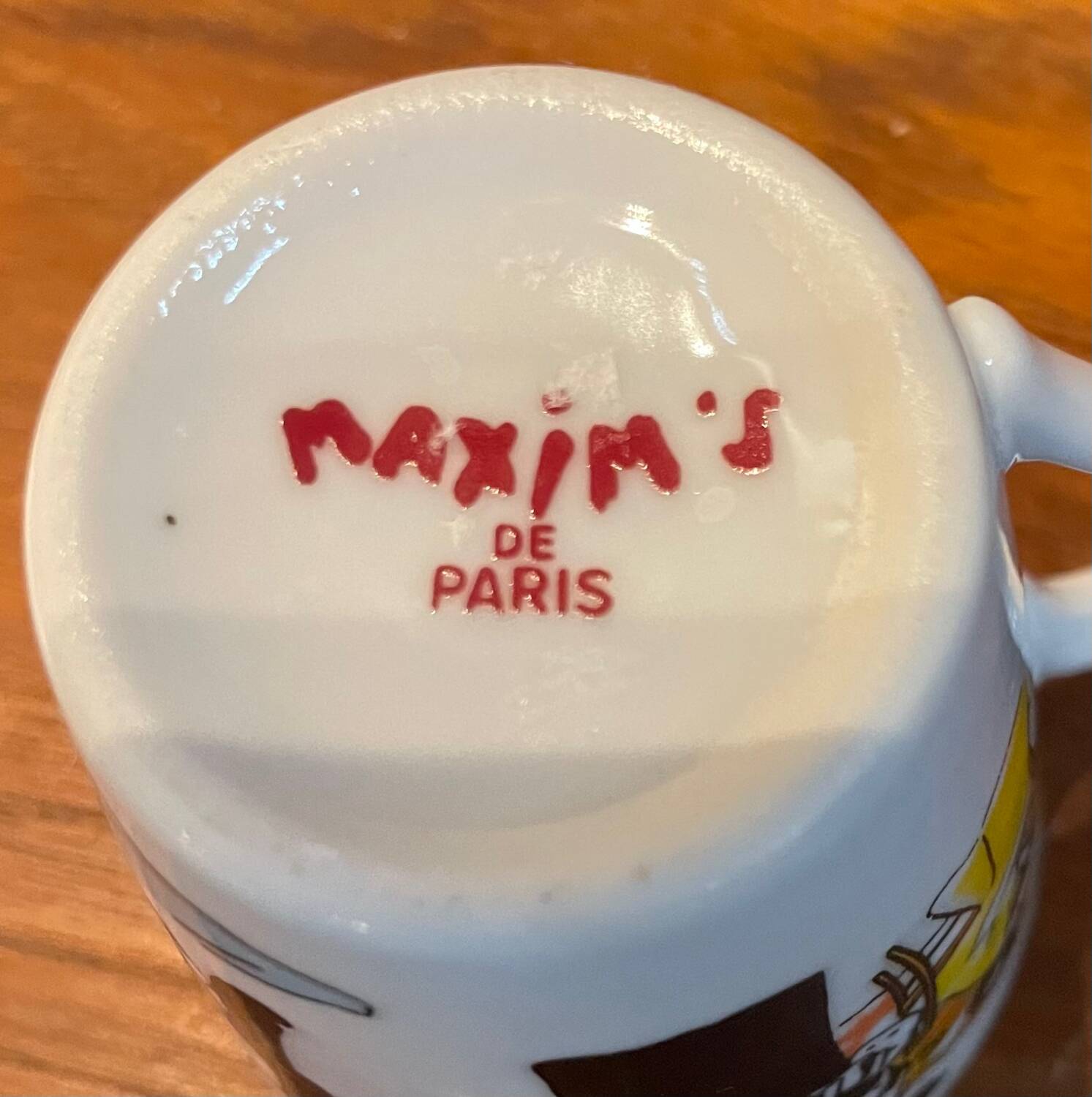 Lot de 4 tasses Maxim’s