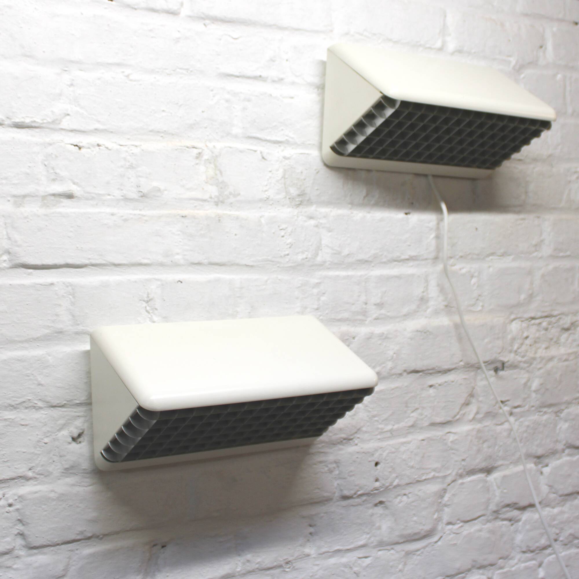Pair of vintage Raak metal wall lights model 1655