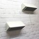Pair of vintage Raak metal wall lights model 1655