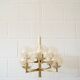 Brass chandeliers from Kaiser, Germany 1960