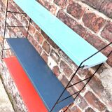 Vintage metal shelves, designer storage