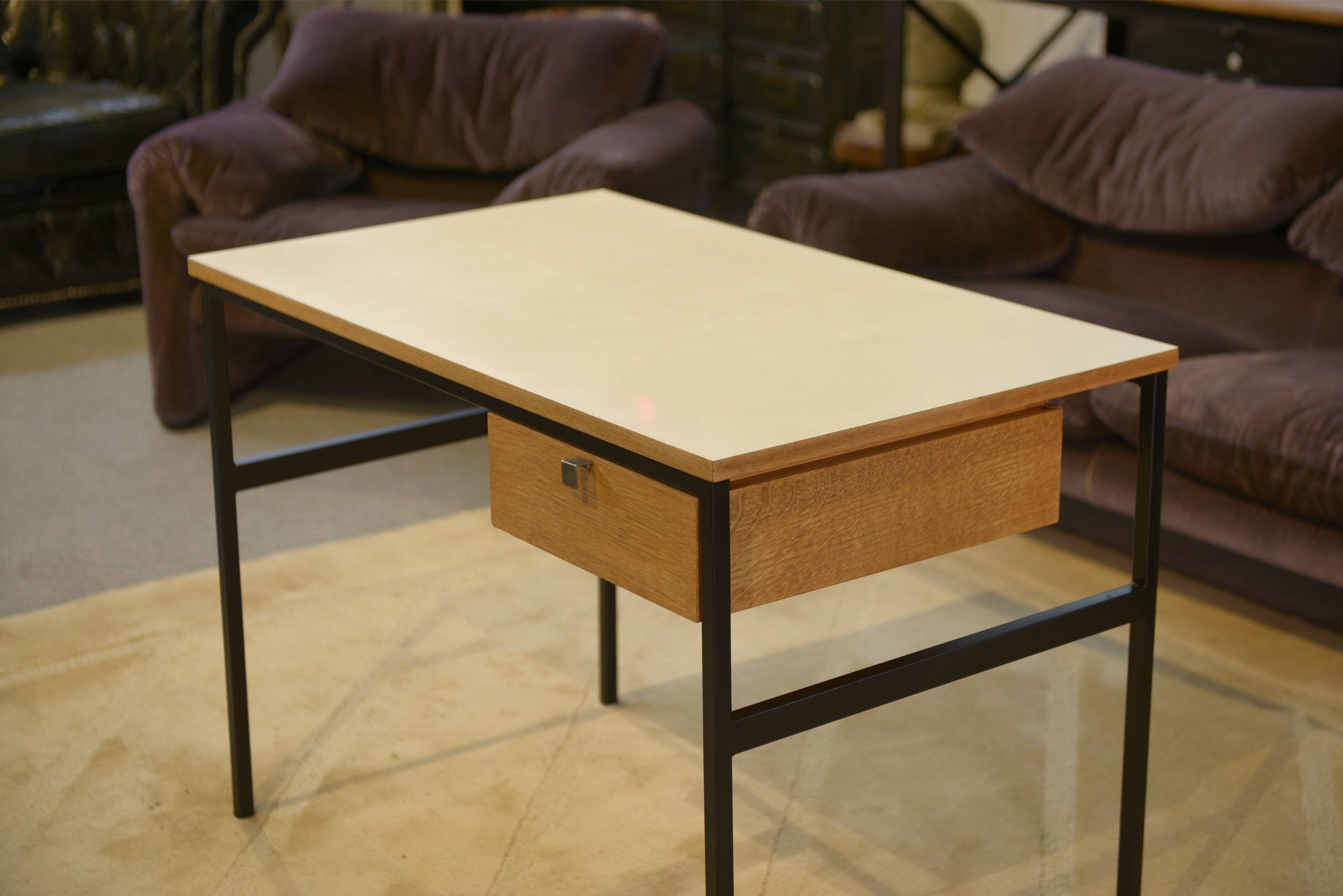 Student desk CM217 by Pierre Paulin published by Thonet 1960s