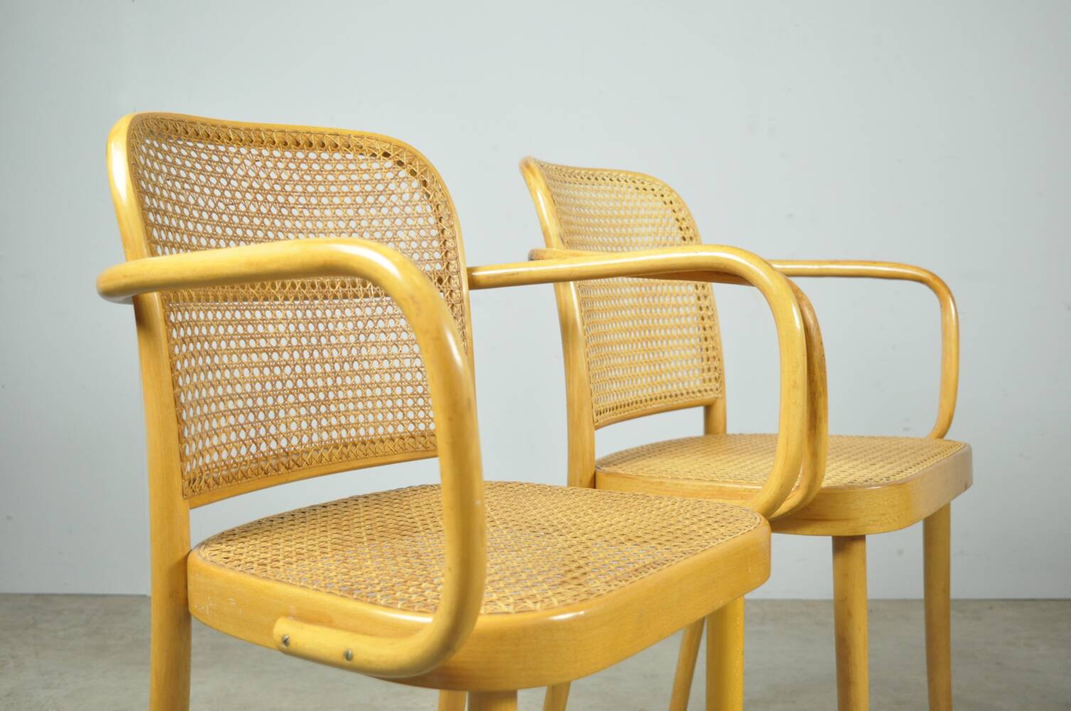 Vintage chairs by Joseph Hoffmann 1950s, Poland