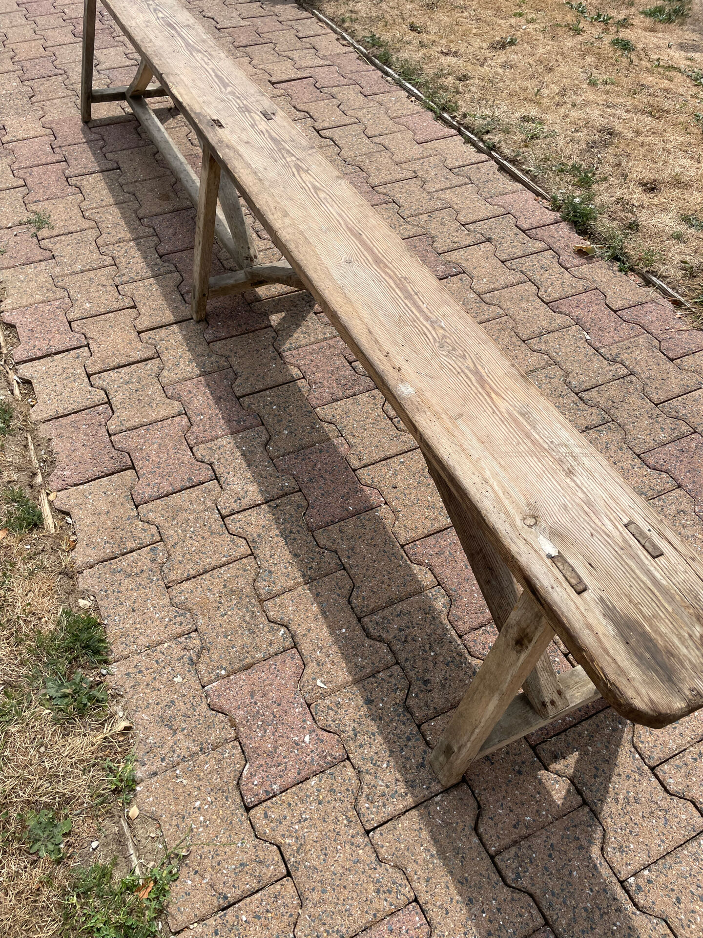 Vintage farm bench
