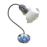 Vintage gooseneck tulip lamp