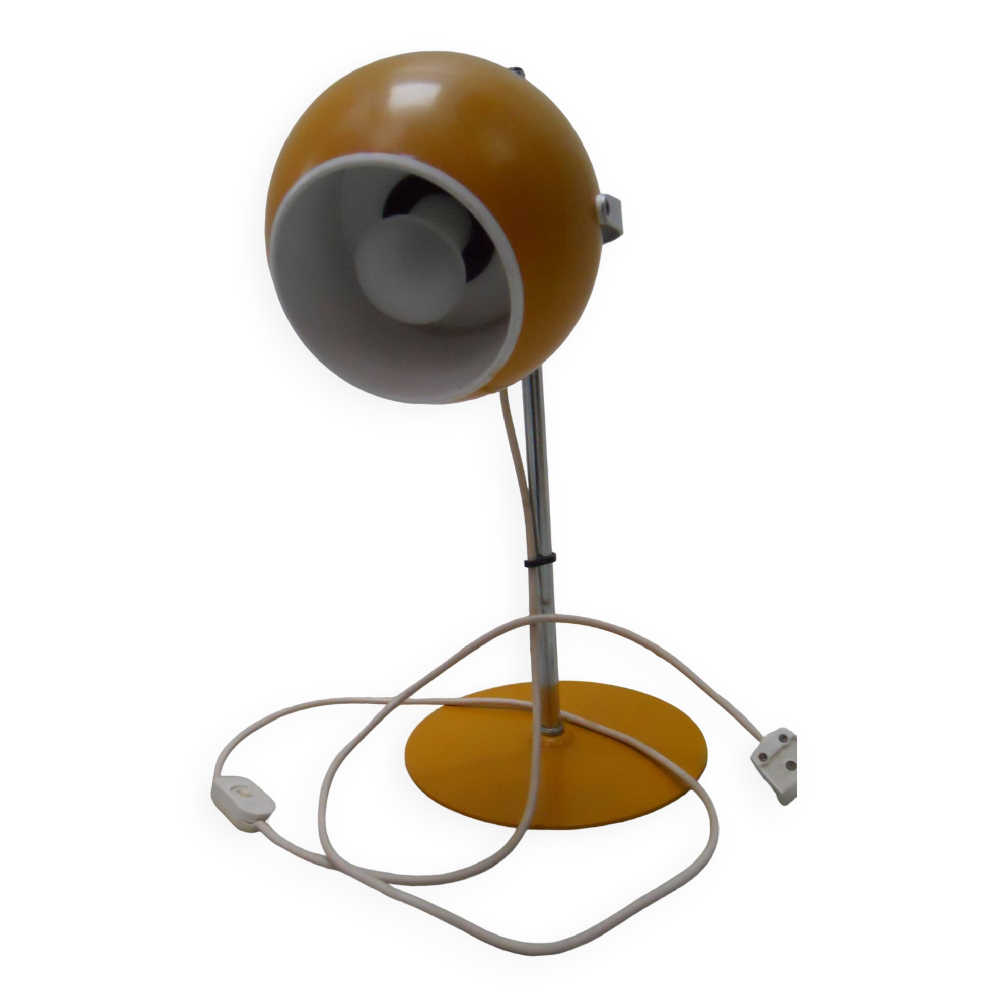 Orange yellow eye ball lamp