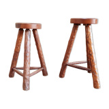 Tabourets style brutaliste