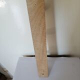 Vintage raw wood wall coat rack