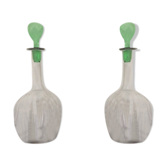 Lot of 2 carafes