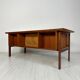 1960s Vintage Freestanding Danish Teak Writing Desk by Peter Løvig Nielsen
