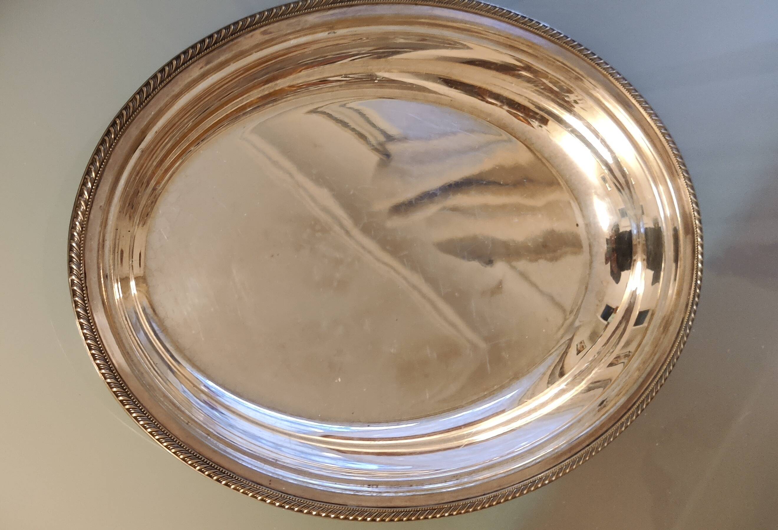 Vintage Walker & Hall silver plated serving dish