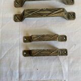 Set of 4 Art Deco handles