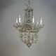 Lustre made of Murano glass beads, Venice around 1900