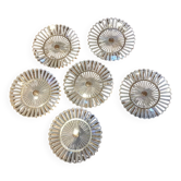 6 Baccarat Mille Nuits plates no. 4991