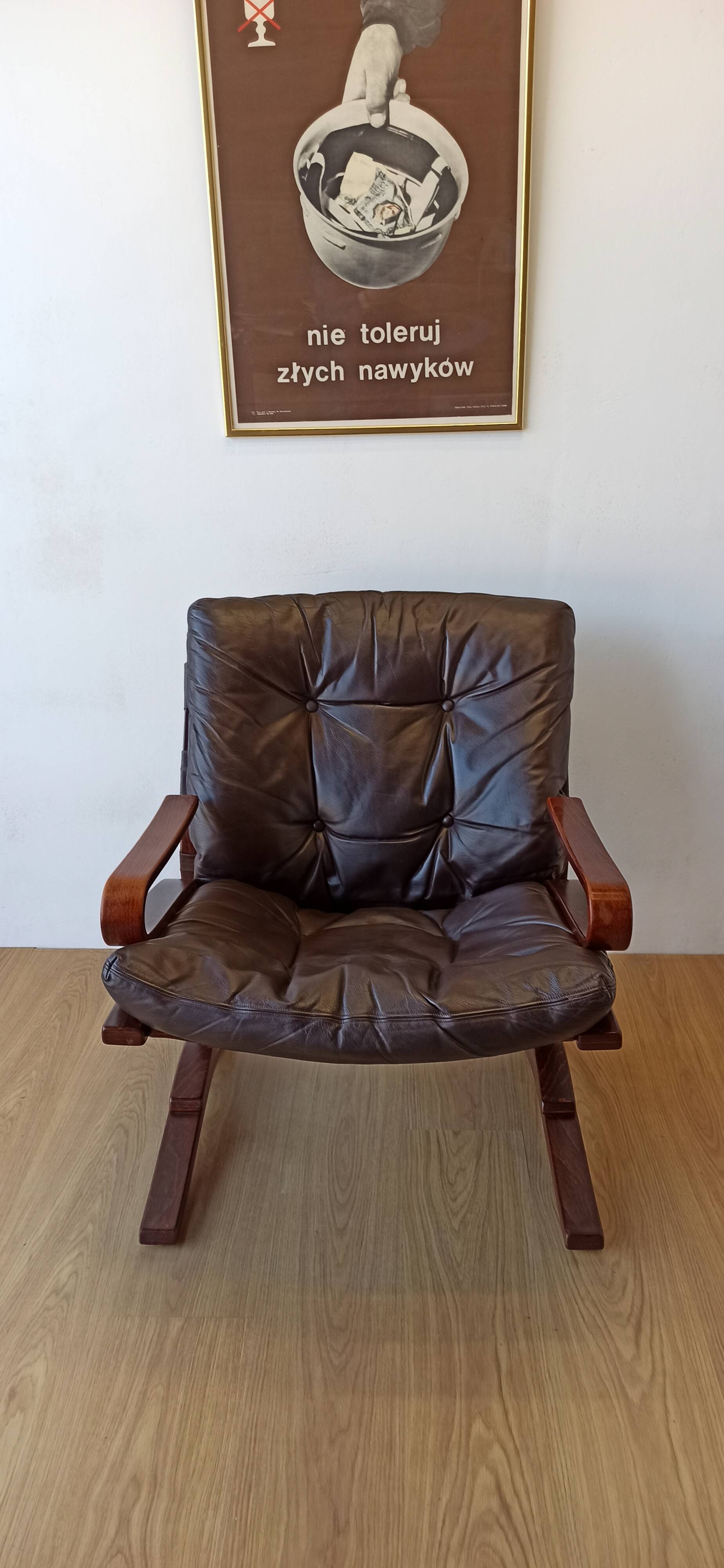 Scandinavian  Lounge Chair by Oddvin Rykken, 1960s.