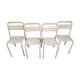 Lot of 4 chairs Tolix T2 by Xavier Pauchard 1950