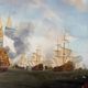 Marine, 20th century, oil on canvas signed