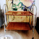 Vintage folding trolley with wheels