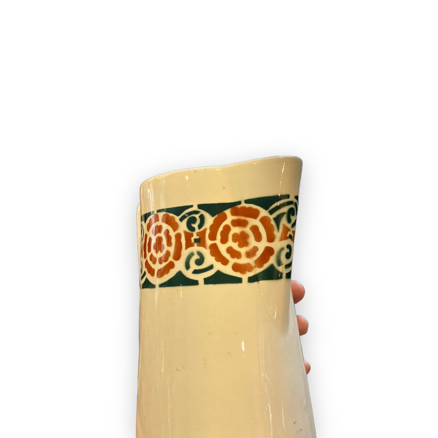 Important pitcher carafe In earthenware Rouvelle to Givors