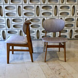 Paire de chaises de Louis Van Teefelen