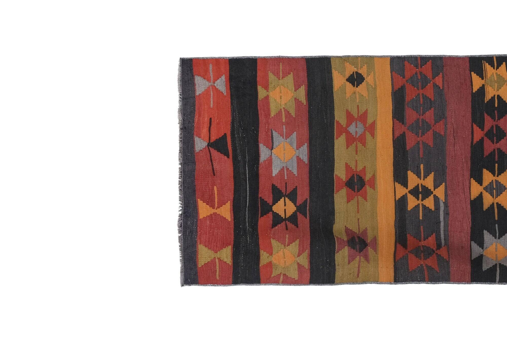 Vintage Turkish hallway rug 92x287 cm