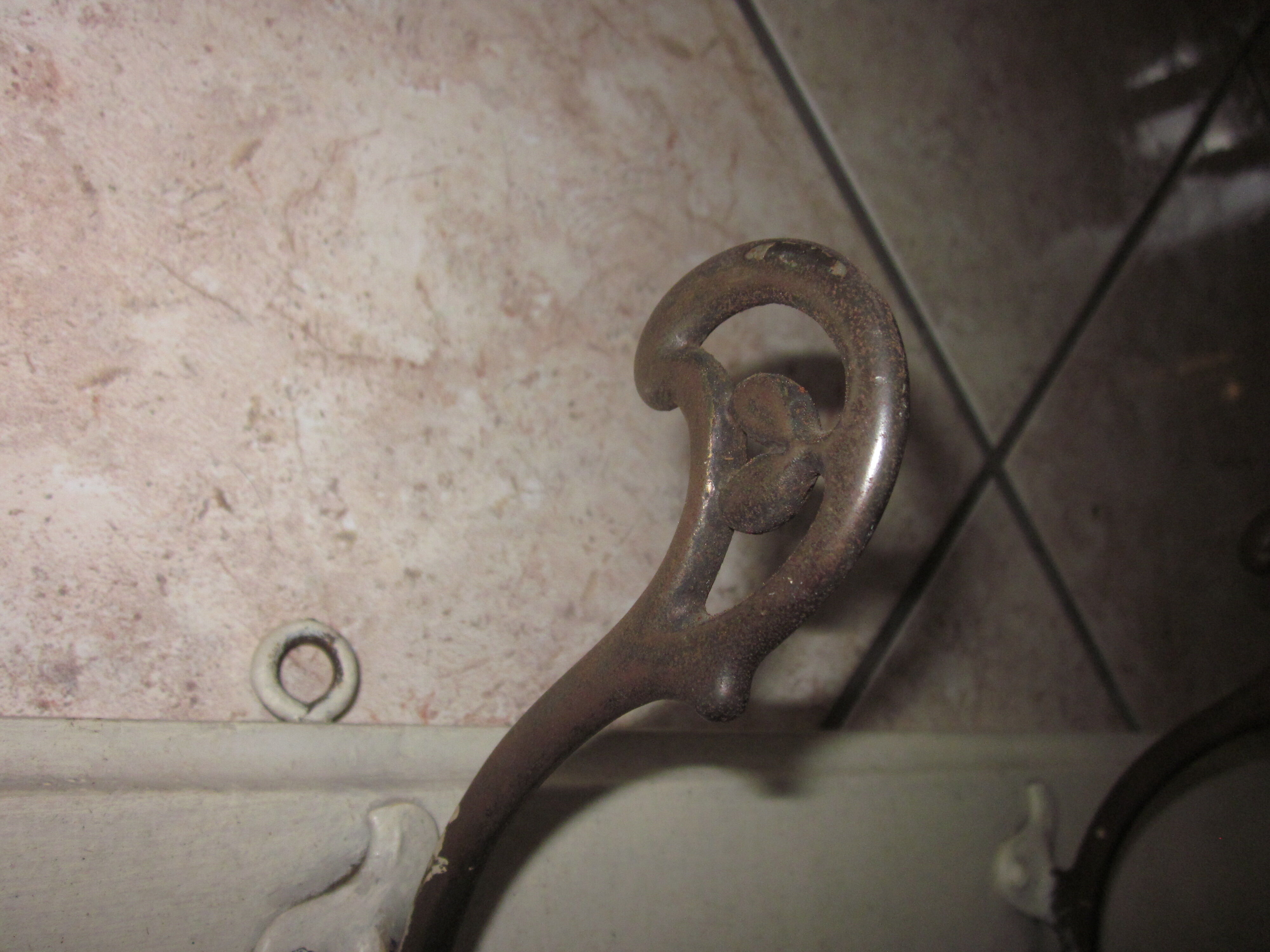 Old coat rack in art nouveau style