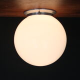 Wall light globe ball glass opaline white diameter 25 cm