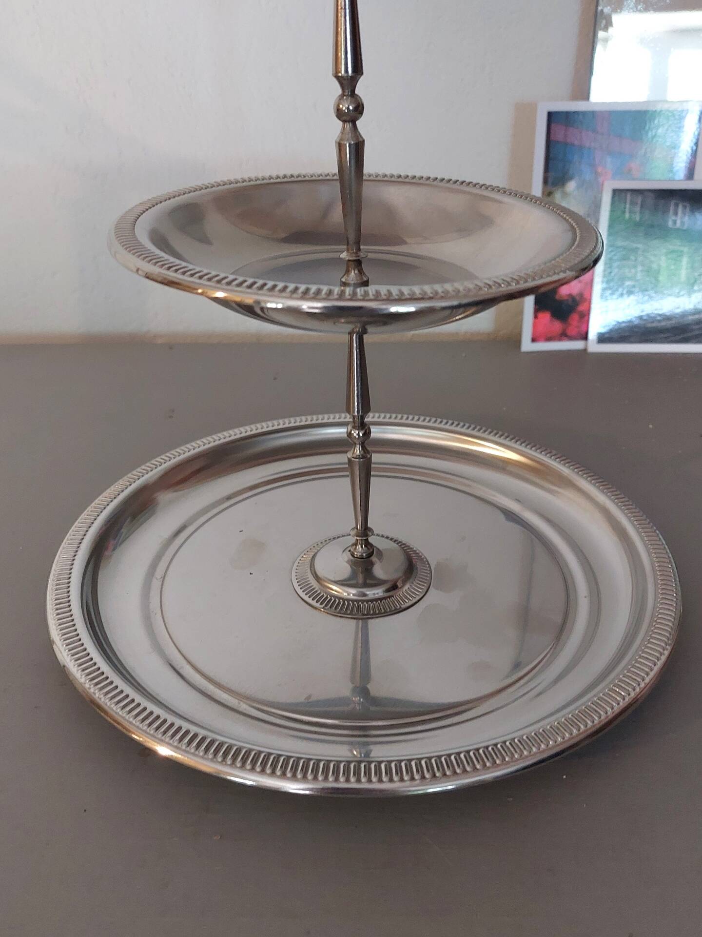 Plat à étage en inox - Jean Couzon