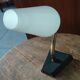 Brass and opaline wall lamp 1950