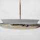 Bauhaus / Functionalist Nickel Chandelier UFO, 1930s, Restored